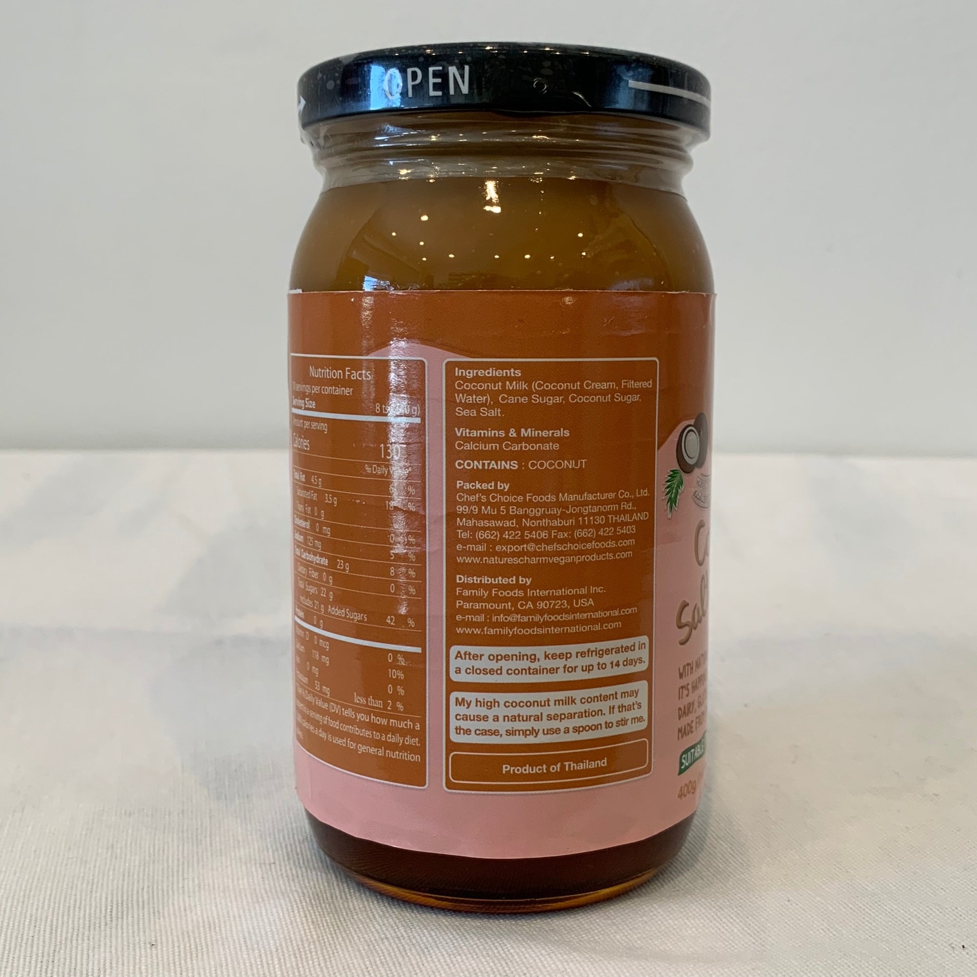 Natures Charm Salted Caramel Sauce