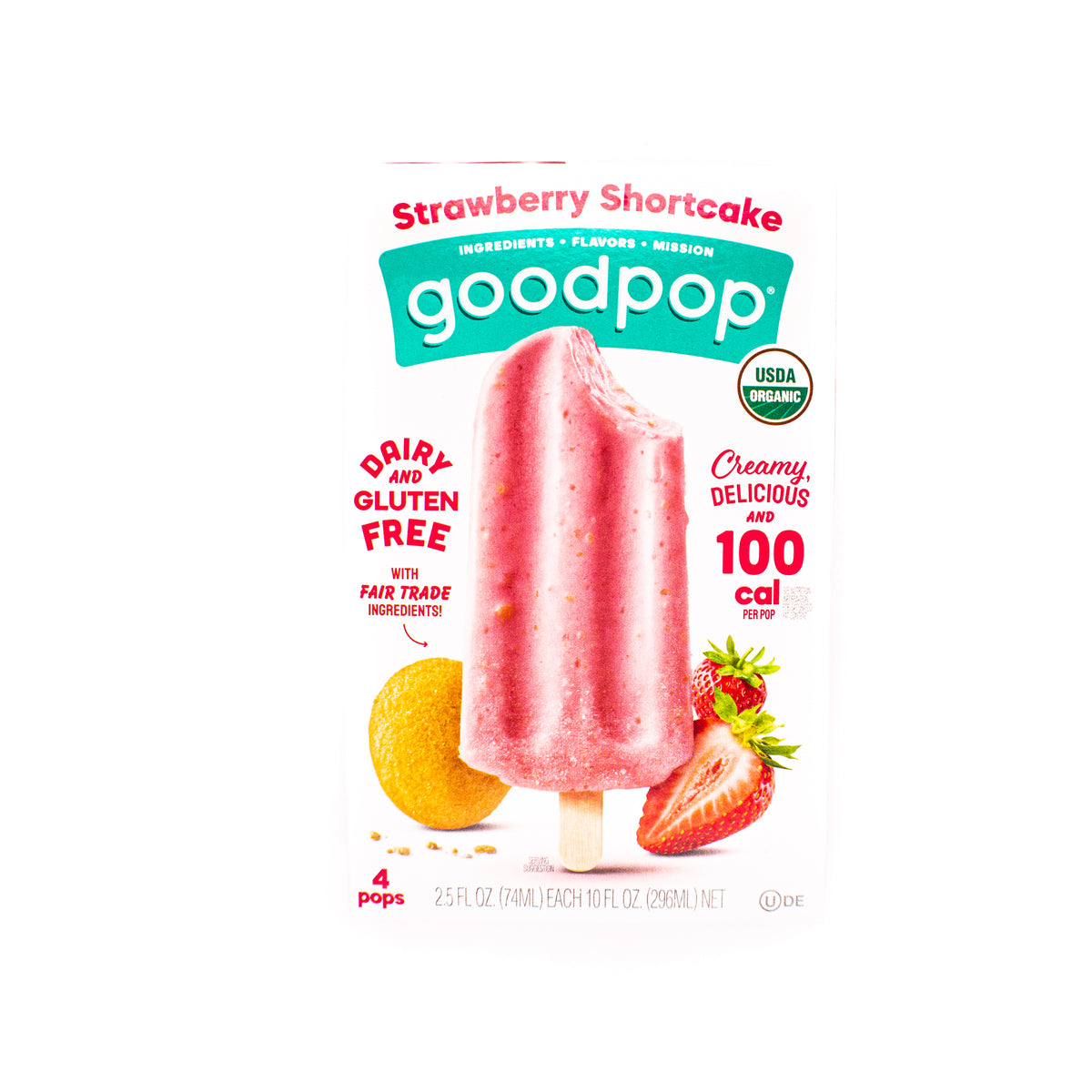 Goodpop Popsicle Strawberry Shortcake