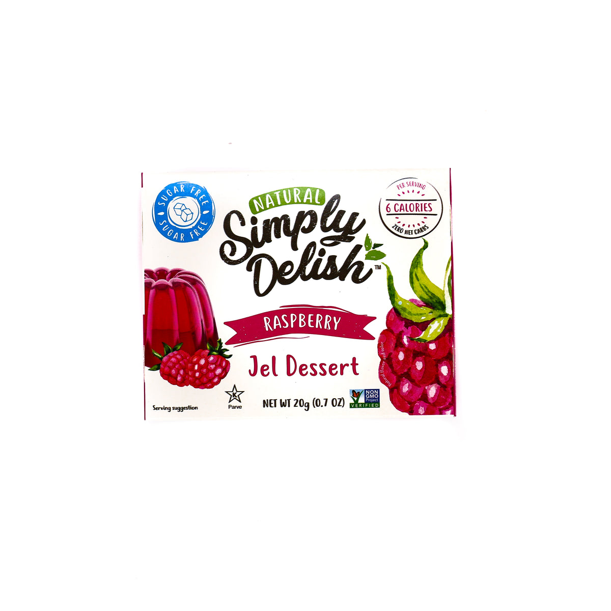Simply Delish Jello Dessert Raspberry