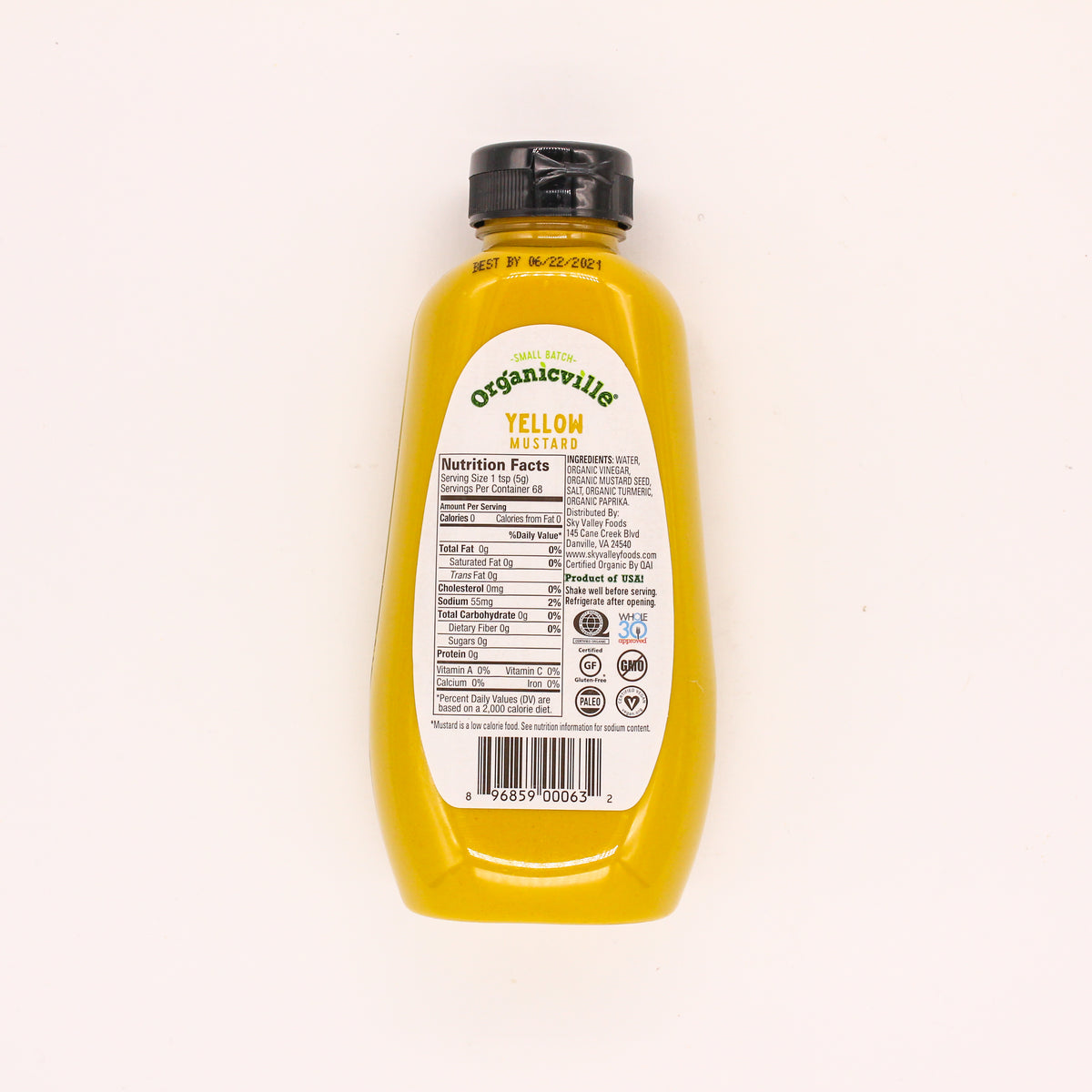 Organicville Mustard Yellow