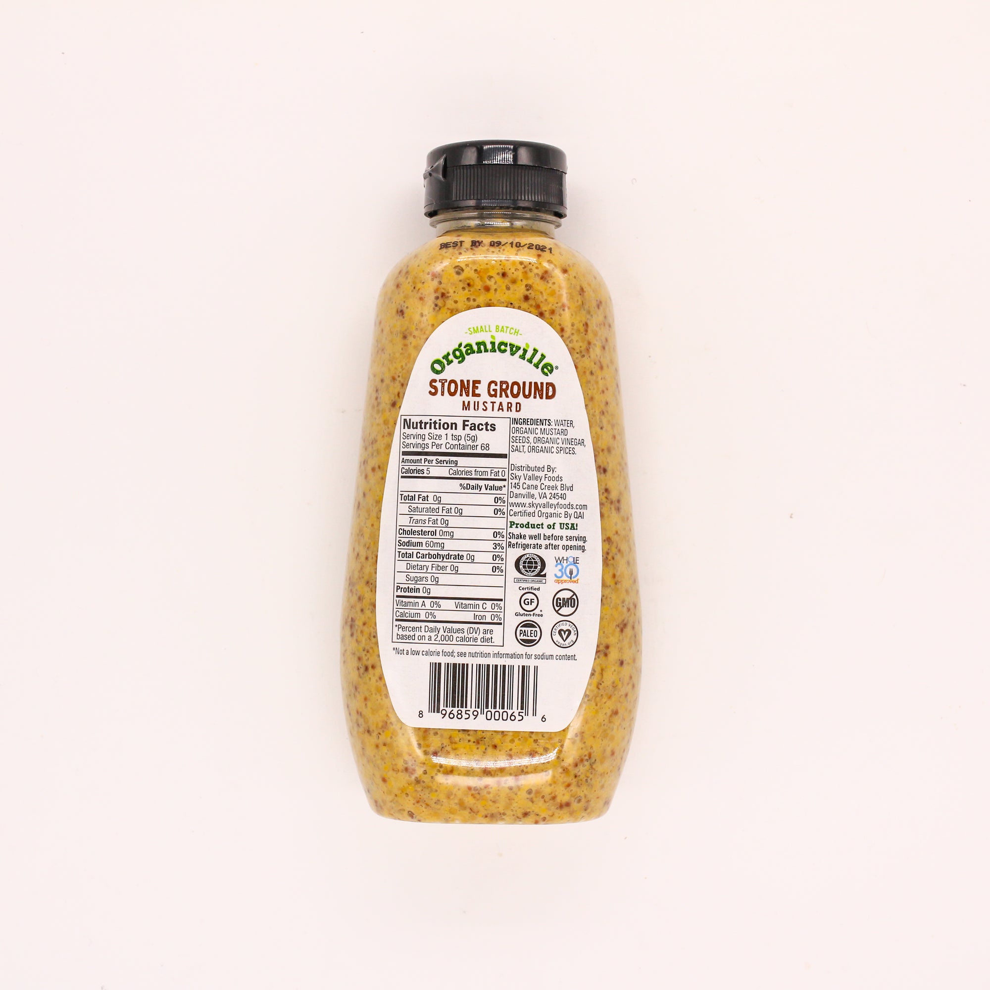 Organicville Mustard Stone Ground