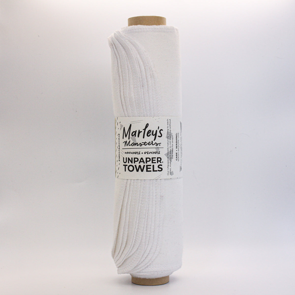 Marleys Monsters Unpaper Towel Roll White 12 Pack