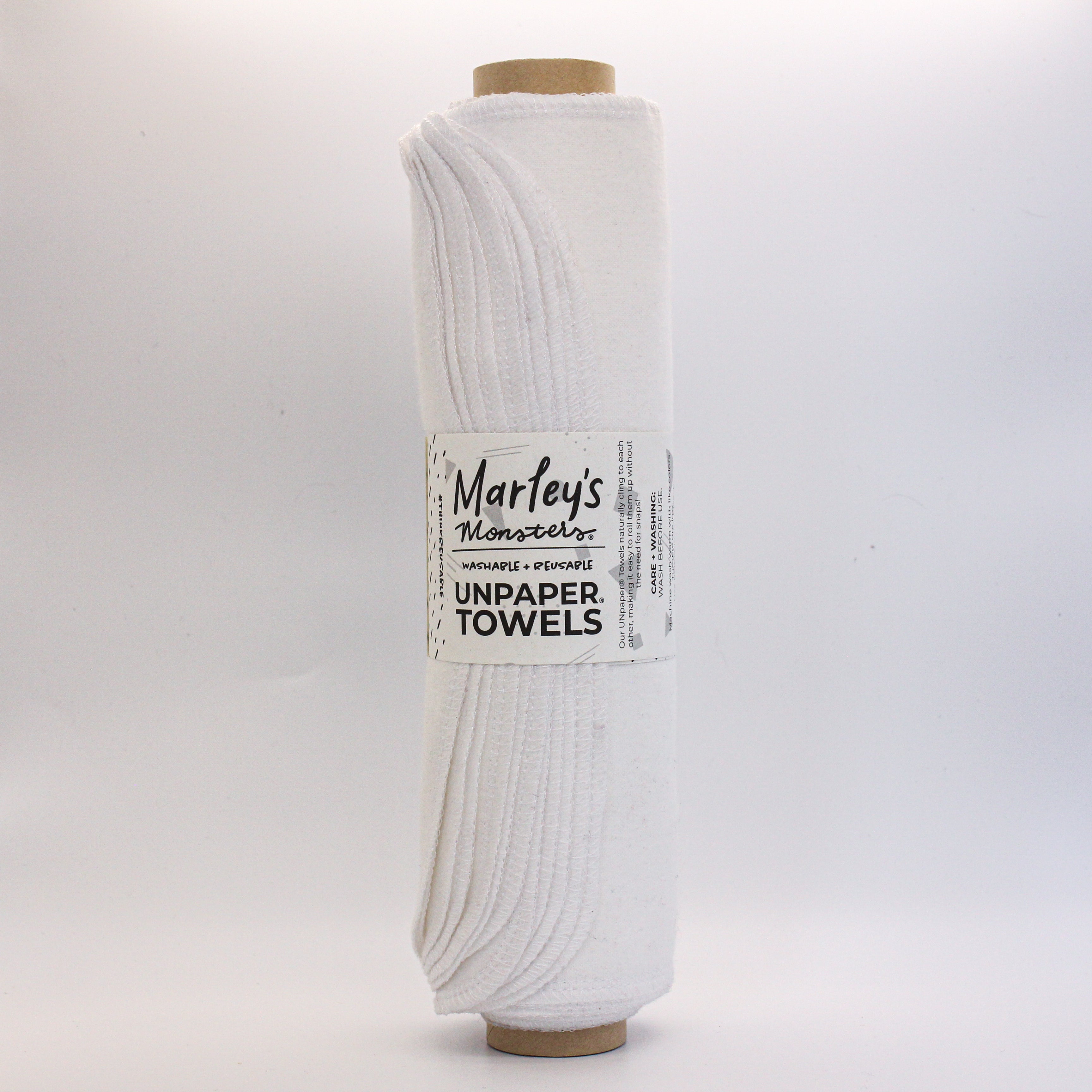 marley's monsters unpaper towels Marleys Monsters Unpaper Towel Roll White 12 Pack
