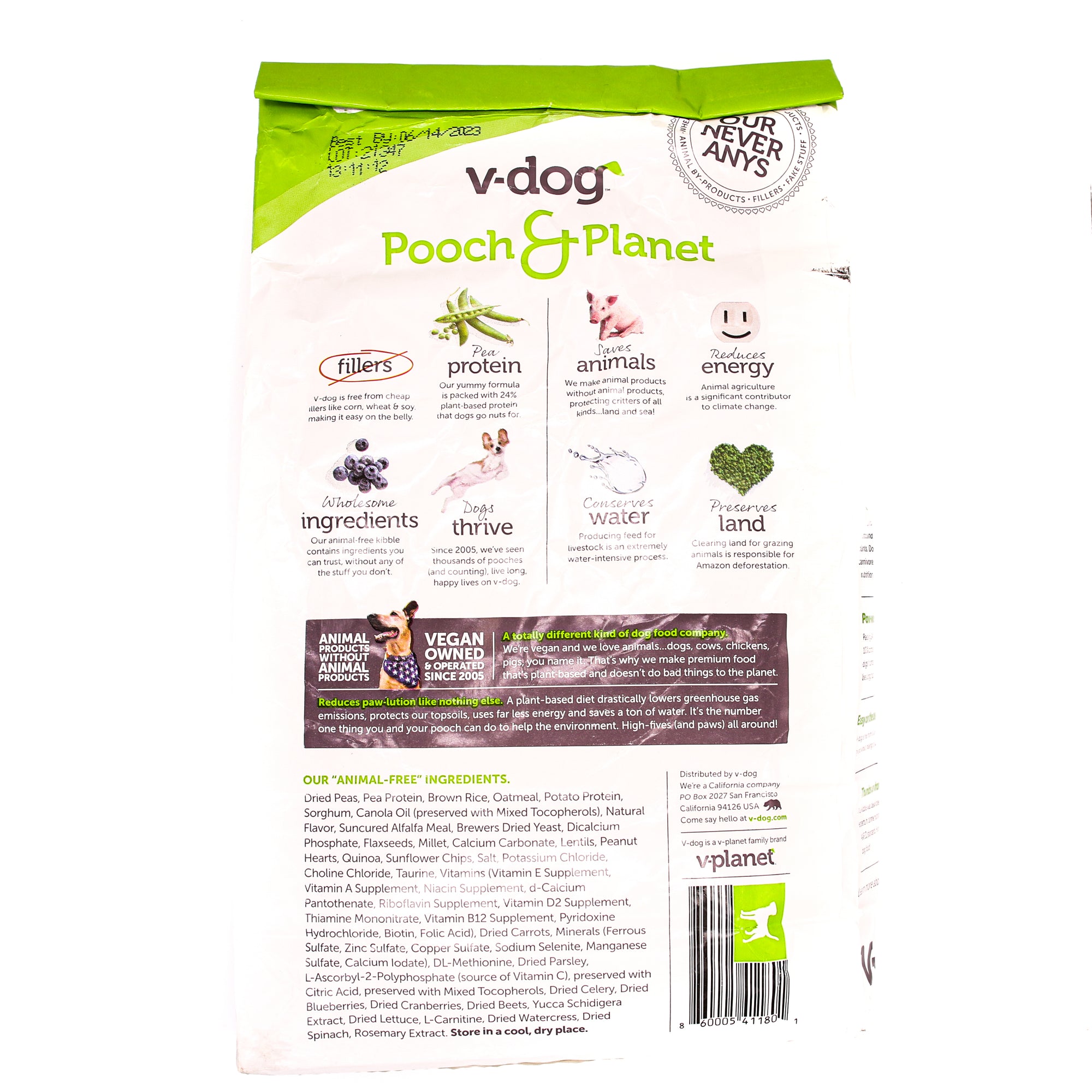 V dog 2024 food ingredients