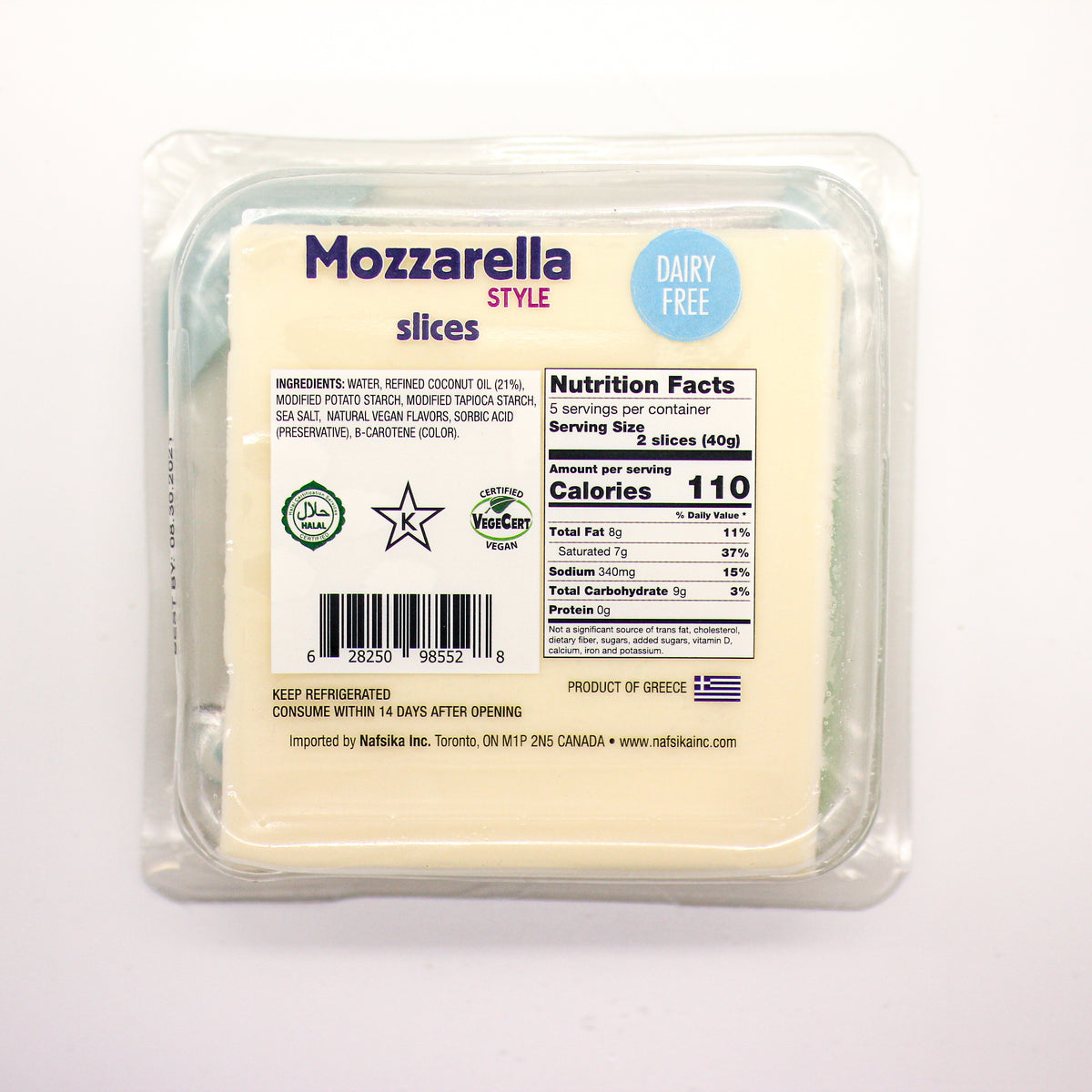 Nafsikas Garden Slices Mozzarella