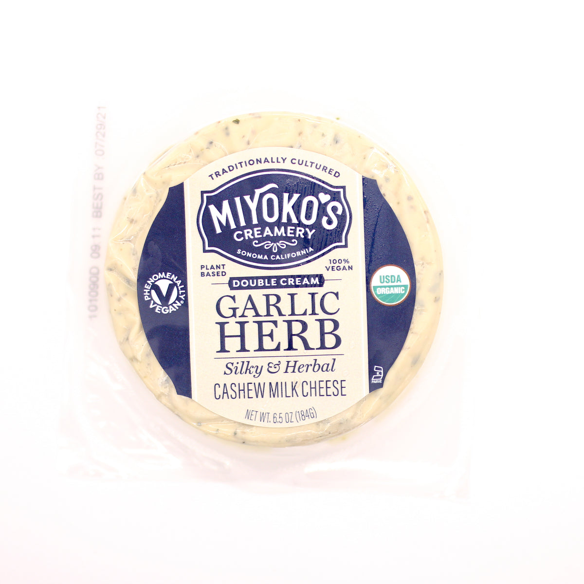 Miyokos Cheese Double Cream Garlic &amp; Herb