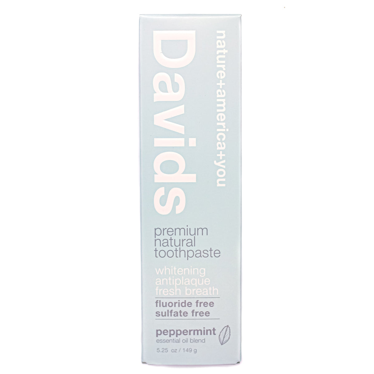 Davids Natural Toothpaste Peppermint