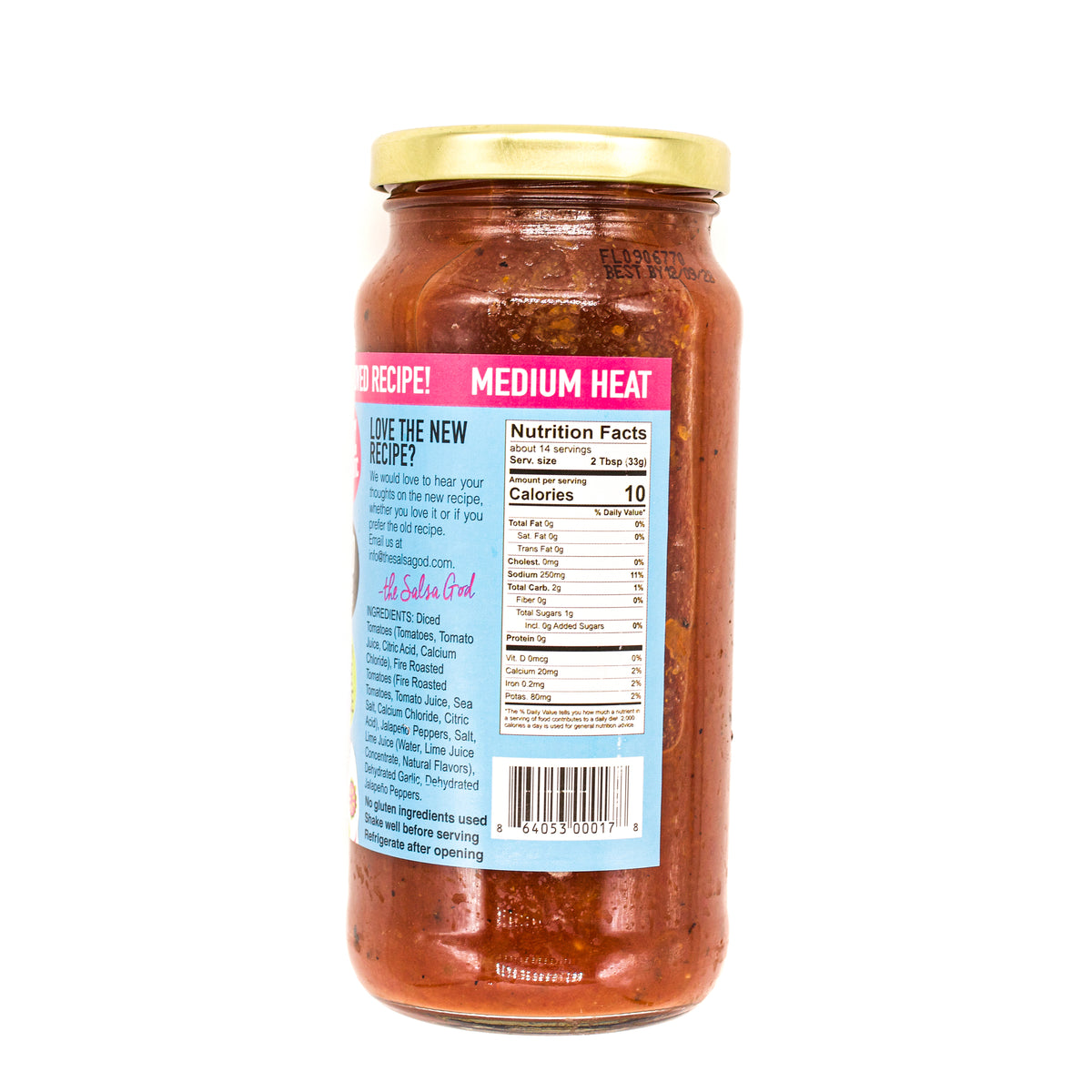 Salsa God Fire Roasted Red Medium