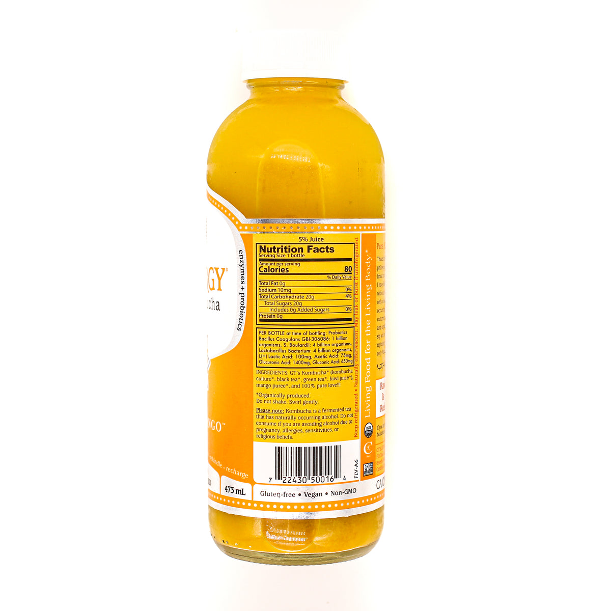 GTs Kombucha Mystic Mango