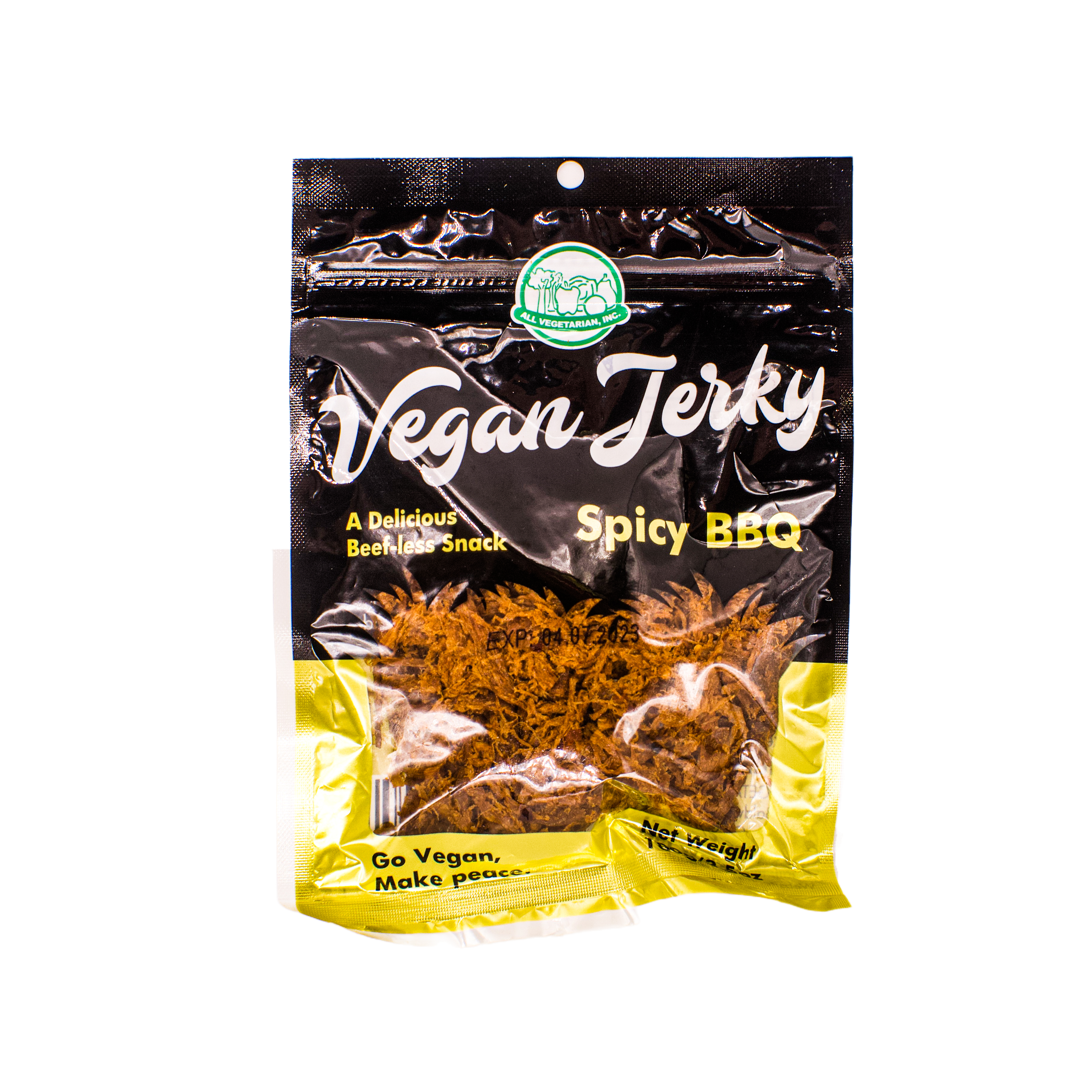 All Vegetarian Inc Jerky Spicy BBQ