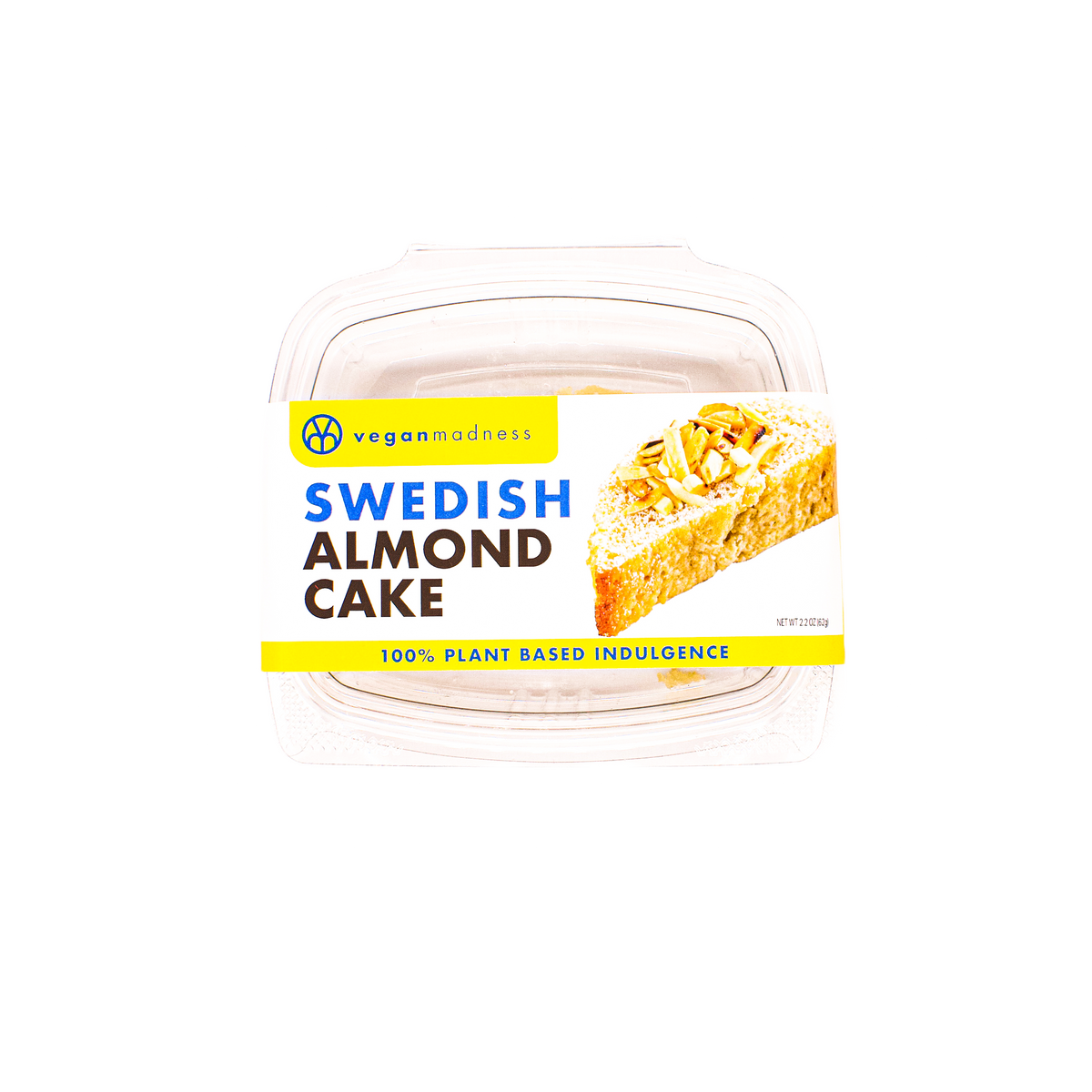 Vegan Madness Swedish Almond Cake Slice