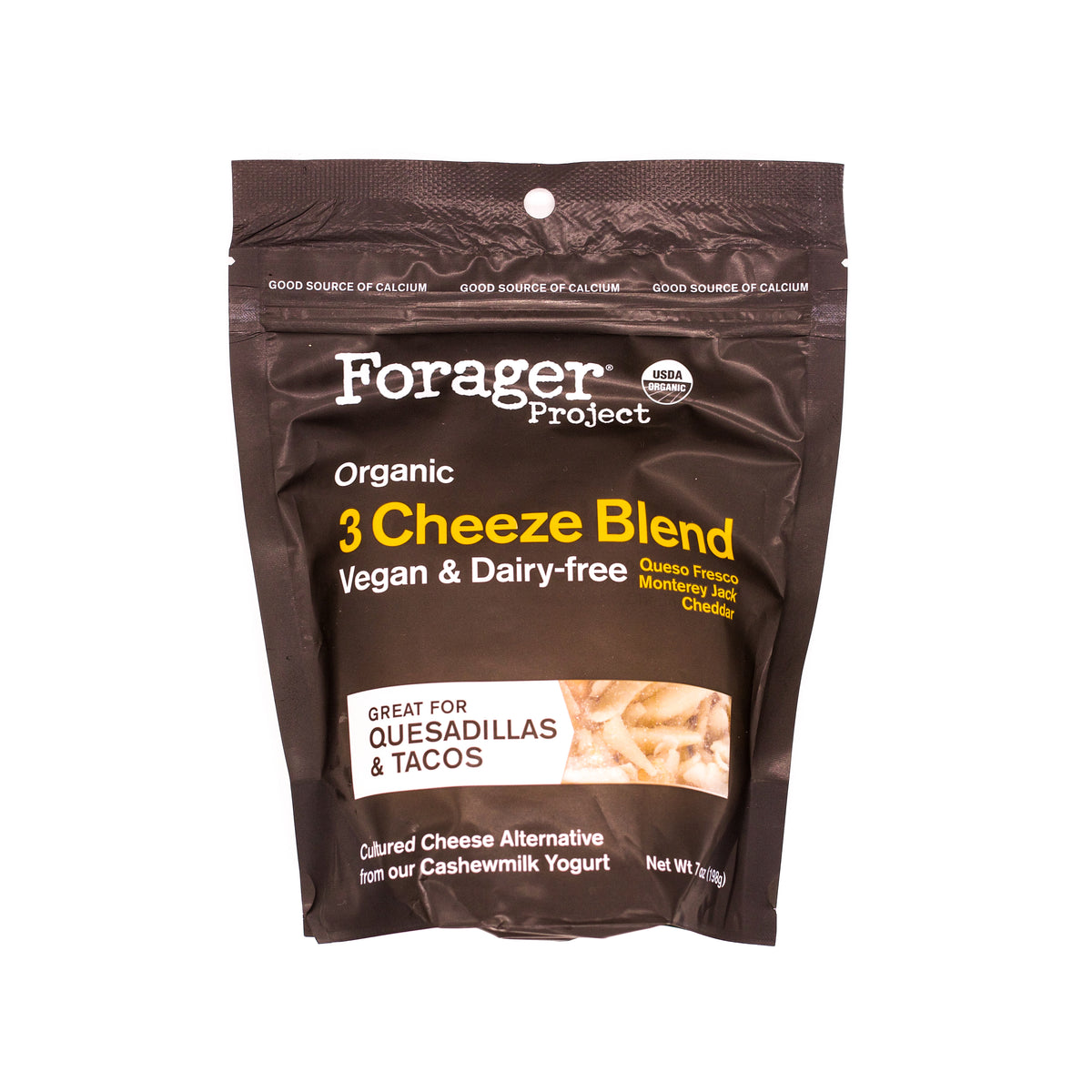 Forager Cheese Shreds 3 Cheese Blend