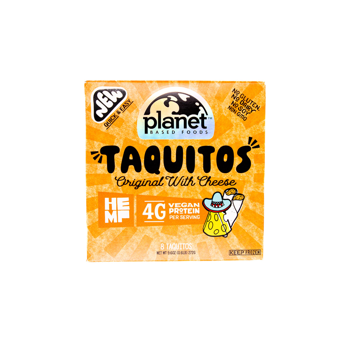 Planet Based Food Taquitos Original Cheese