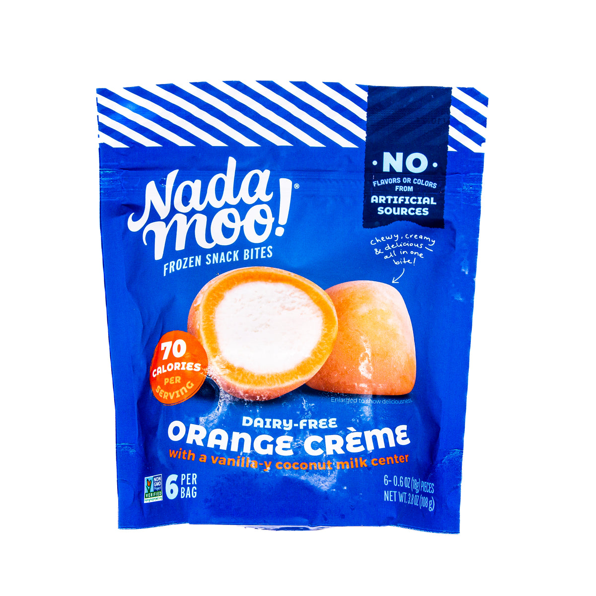 Nada Moo Snack Bites Orange Cream
